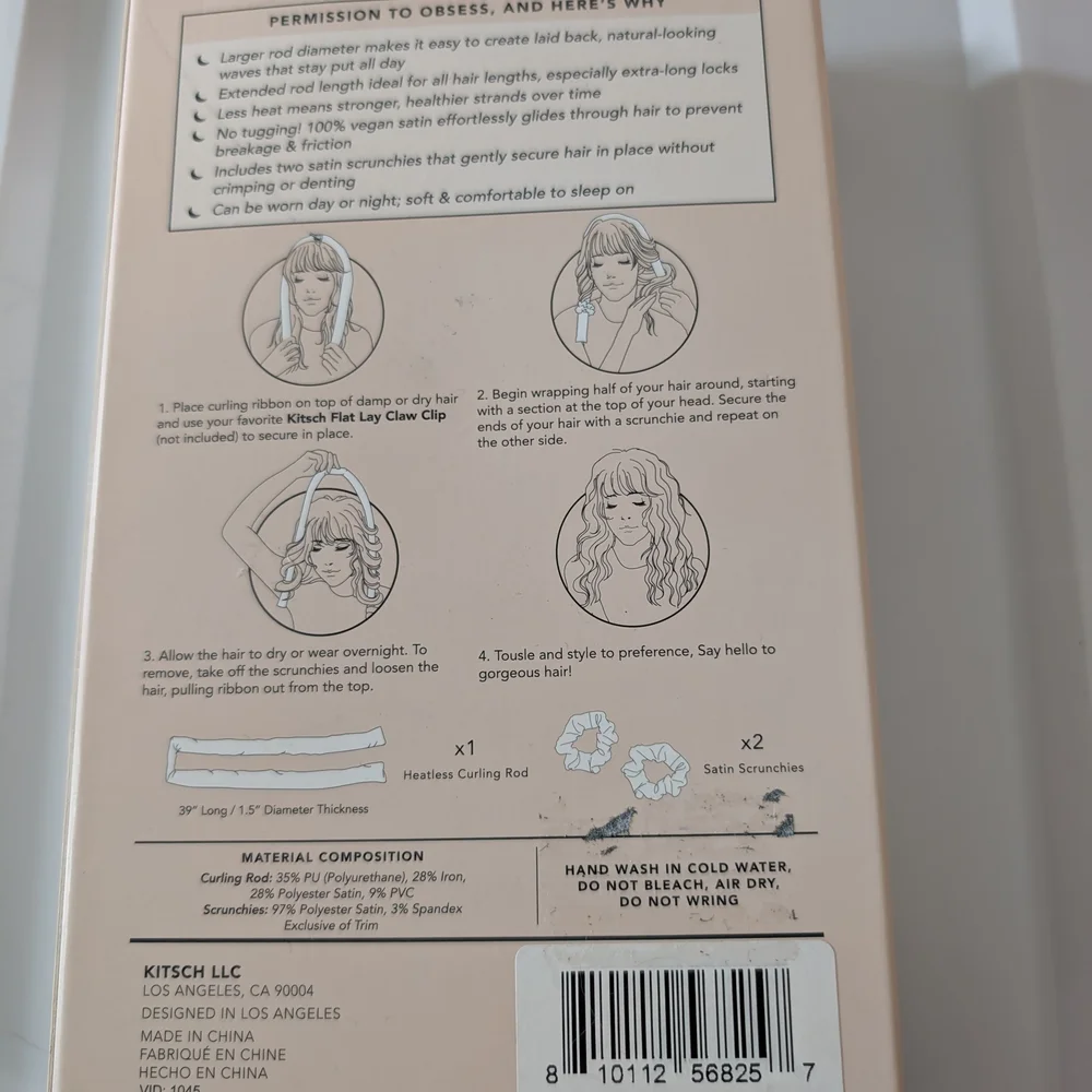 Kitsch Satin Heatless Curling Set -Brown - Picture 2 of 2